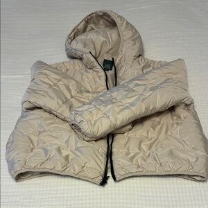 Wild Fable Cream Puffer Jacket